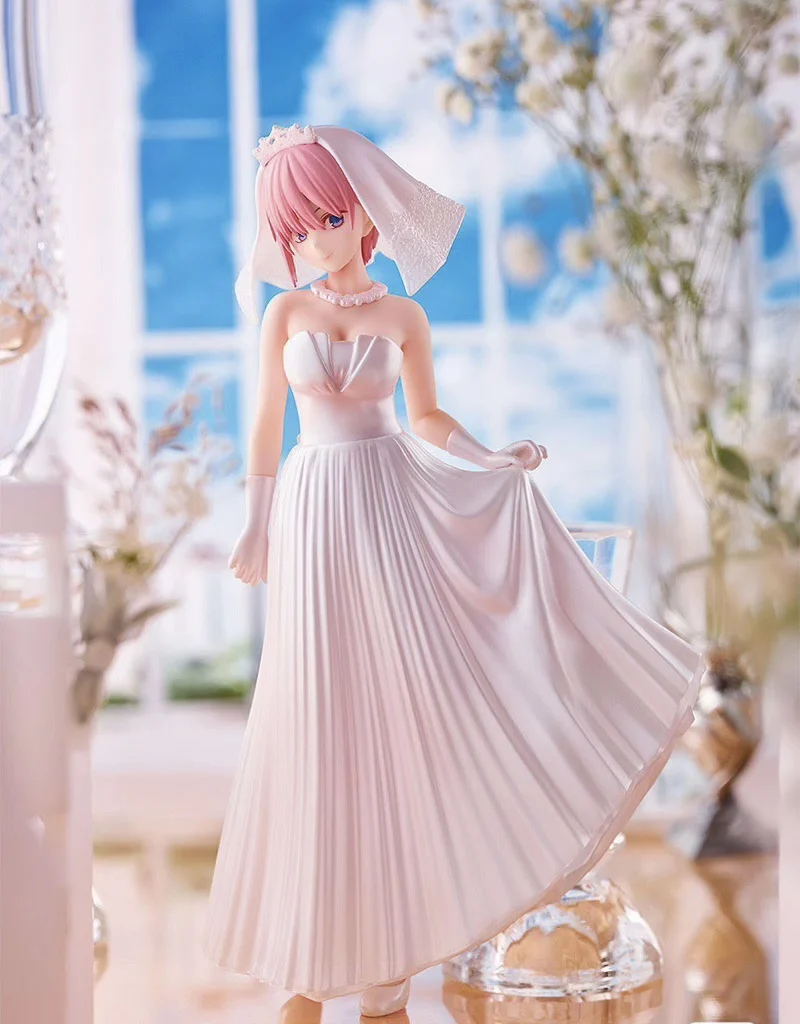 BANDAI  The Quintessential Quintuplets Anime Figure Nakano Ichika Yotsuba Abito Da Sposa Action Figure Toys for Kids  Gift