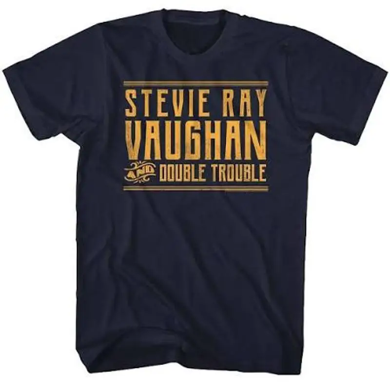 Stevie Ray Vaughan Eye-Catching SRV And DT T-Shirt