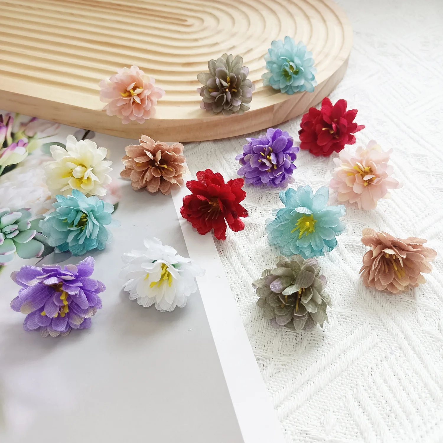 

10/20Pcs Artificial Carnation Flower Heads Home Decor Wedding Scrapbook Yard Garden Headdress Wreath Handwork Material
