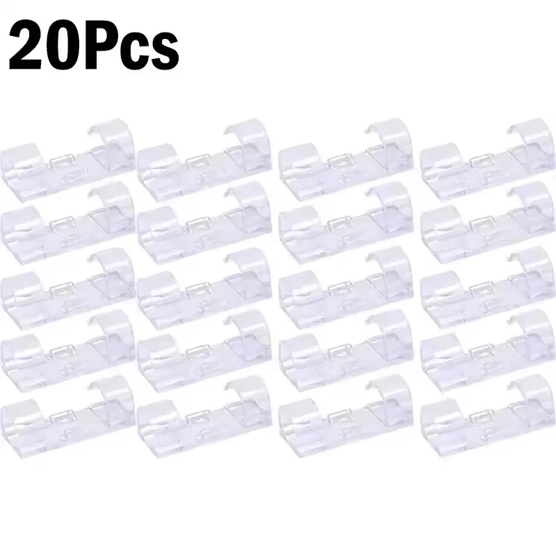 Kabelclips Organizer Drop Wire Holder Snoerbeheer Zelfklevende kabelmanager Vaste klem Draadhaspel voor thuiskantoor Auto