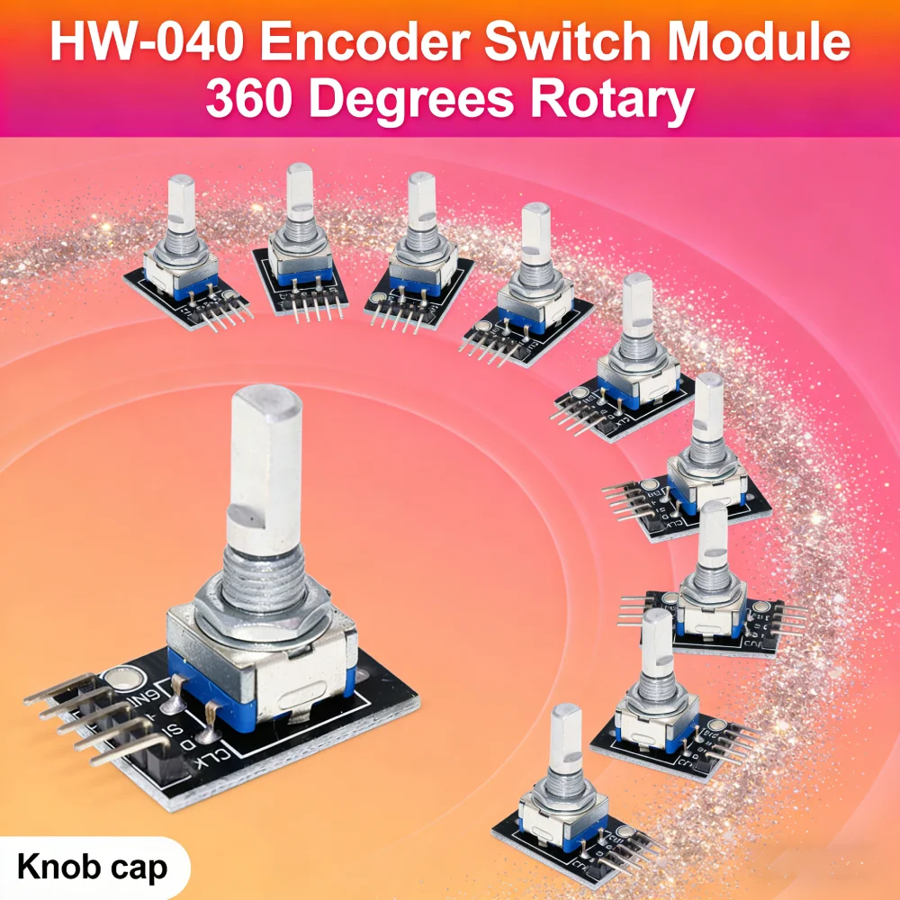 10 stks HW-040 360 Graden Roterende Encoder Schakelaar Module 5 V Baksteen Sensor Development Board Baksteen Sensor Schakelaar Module