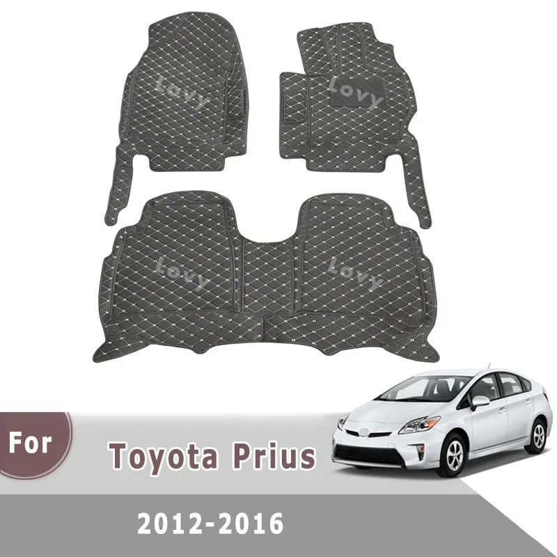 

Ковры с правым рулем для Toyota Prius 2016 2015 2014 2013 2012, автомобильные коврики, аксессуары для салона автомобиля, педали, интерьер автомобиля