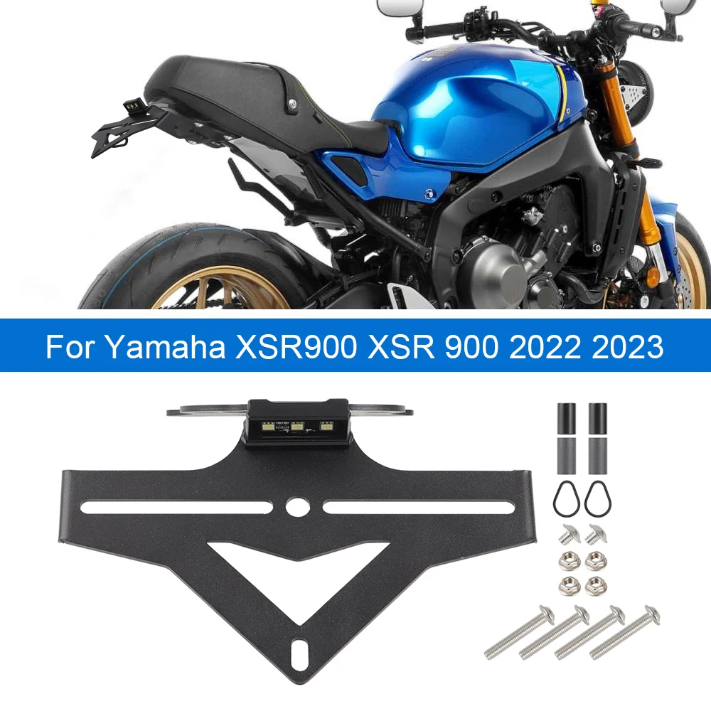 

Motorcycle License Plate Holder Tail Tidy Mount Bracket Rear Fender Eliminator For Yamaha XSR900 XSR 900 2022 2023