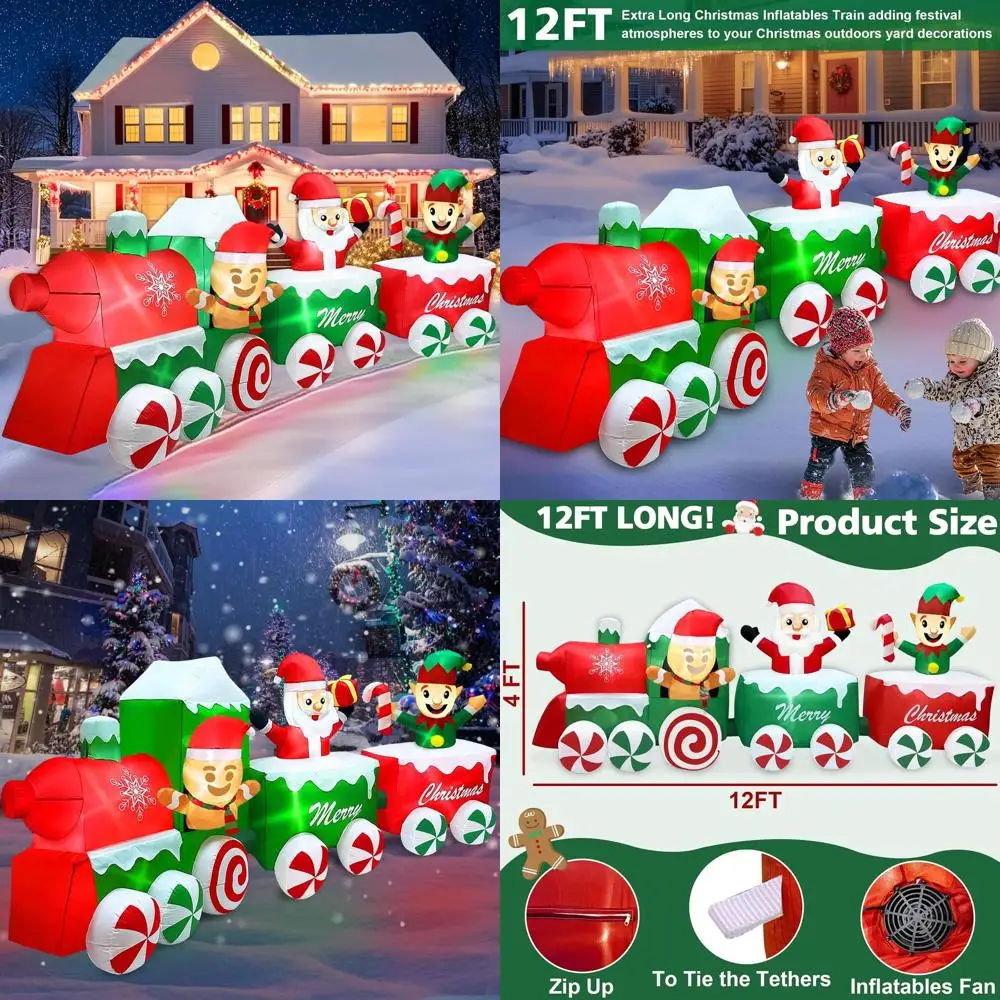 12Ft Christmas Trai… - image