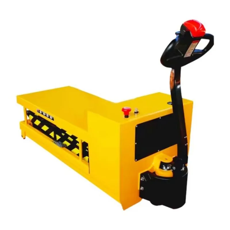 China Factory 1 1.5 2 Tons M Full Electric Scissor Lift Platform Self Propelled Portable Table Lifter OEM Battery Lifting Cart