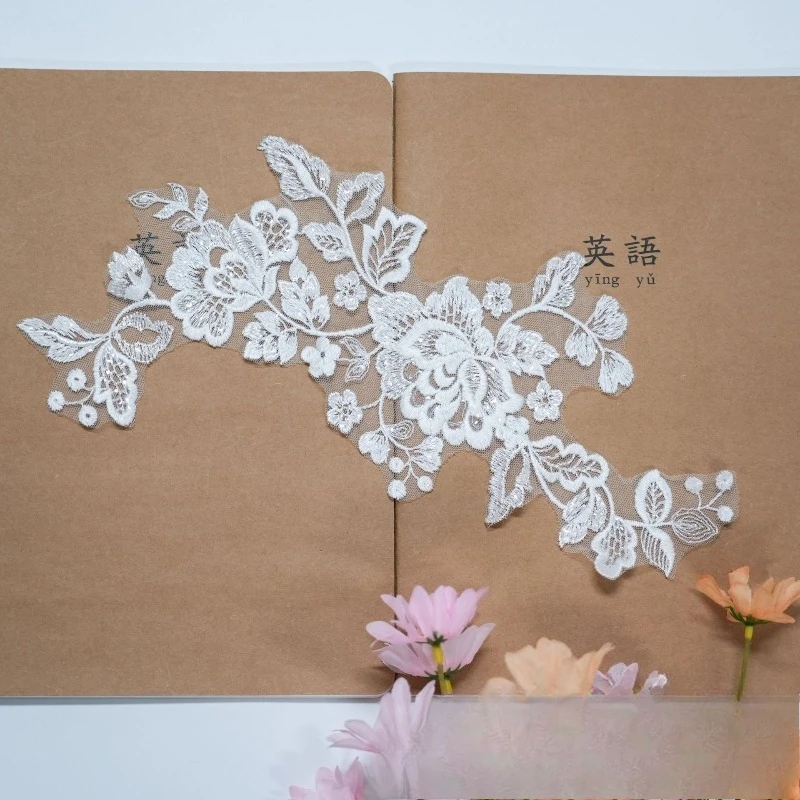 10pieces-off-white-high-definition-ping-xiu-wedding-lace-veil-clothing-accessories-15-36cm