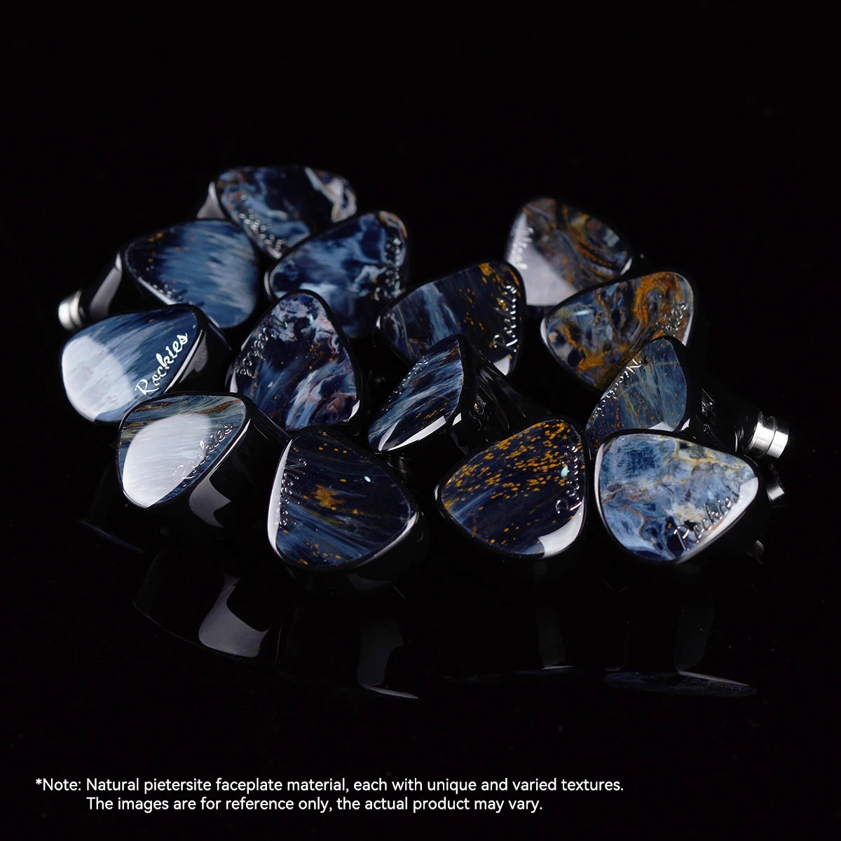 NICEHCK Rockies In-ear Earbud 1DD+2 Knowles BA+2 Sonion EST Hybrid Driver Natural Pietersite Faceplate 2Pin 2-in-1 Plug Earphone
