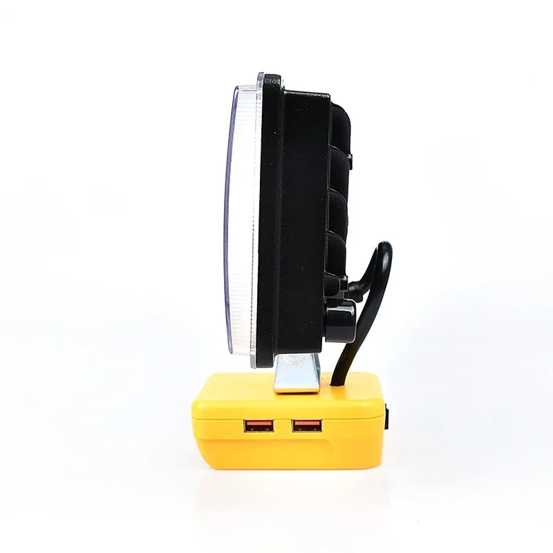 Torcia a LED da lavoro 3 pollici 8 pollici per batteria al litio Dewalt 18V lampada portatile per attrezzi a lanterna con doppio USB DCB200