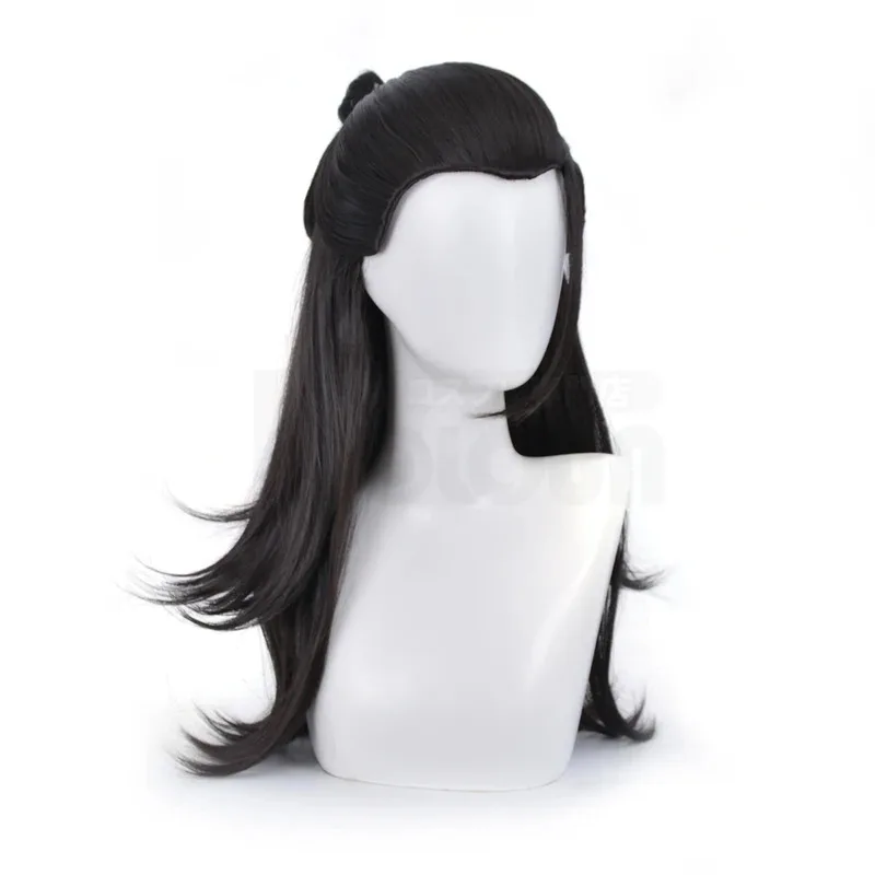 HOLOUN Jujutsu JJK Anime Suguru Geto Parrucca Cosplay Untied Rose Net Fibra Sintetica Formato Regolabile Halloween Festa Di Natale