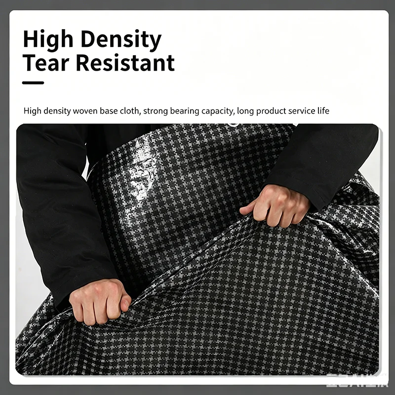Thicken Shade Tarpaulin 2*1 4*4 6*6 8*8 10*10m Large Waterproof Anti-UV Tarp Tent Camping Canopy Black White Rain Awning Outdoor