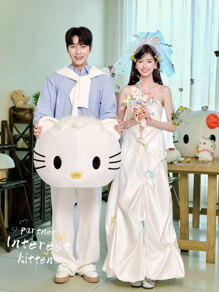 

Новинка 2026: Этнический модный костюм для женской фотосессии в лесной студии, для свадебных и малых фотосессий, в стиле «Пара»