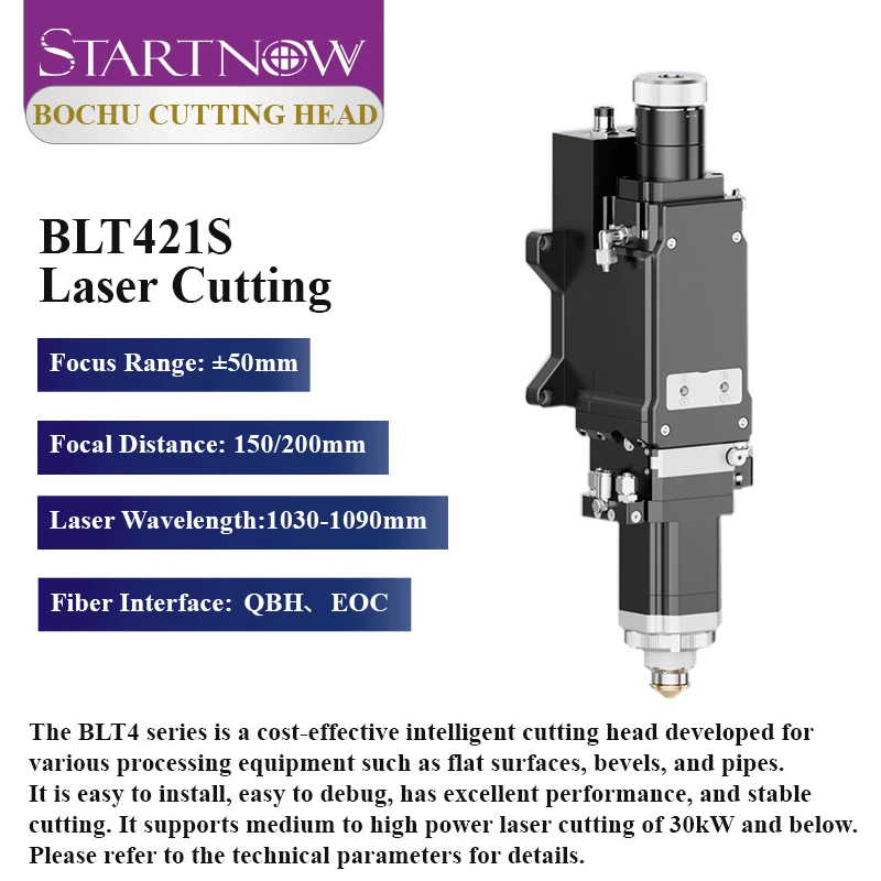 Startnow BOCI BLT310 رأس القطع لـ 4KW التركيز التلقائي مراقبة ذكية ألياف الليزر BLT421S 3D 8KW رأس قطع الأنابيب #3