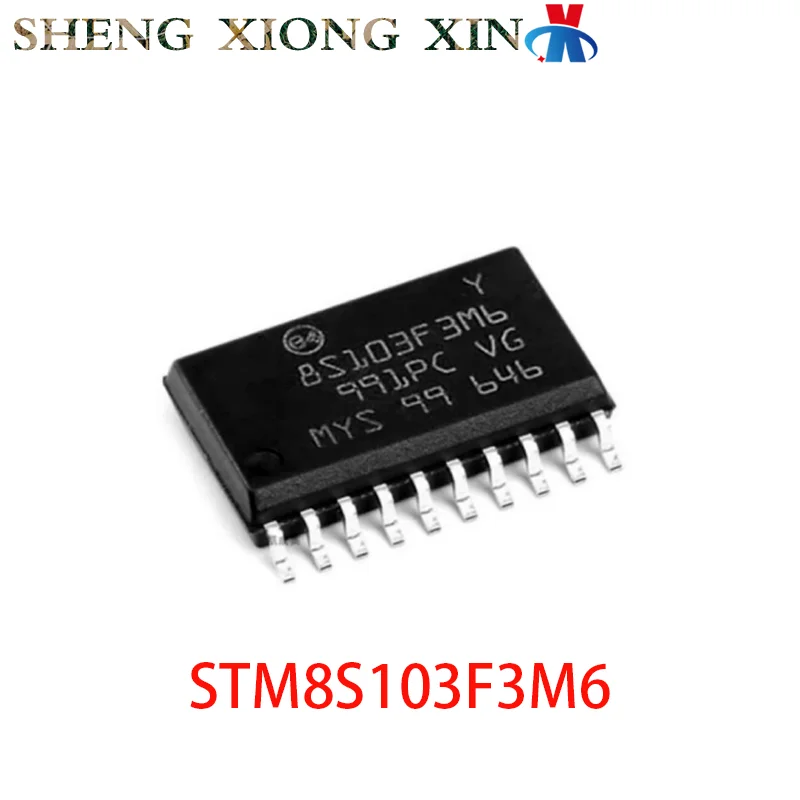 5pcs/lot 100% NEW STM8S103F3M6 SOP-20 Microcontroller Unit STM8S103 8S103F3M6 Integrated Circuit