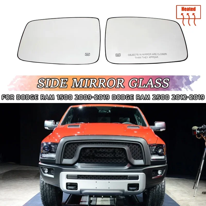 Linker und rechter Außenspiegel, beheizt, Anti-Schwindel-Effekt, Fahrer- und Beifahrerseite, Autoteile für Dodge Ram 1500 2500 2010-2019