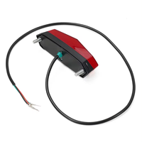 12V-80V Electric Bike Taillights Rear Lamp LED Safety Warning Lamp For E-scooter Ebike Warning Taillights Bicycle Accessories