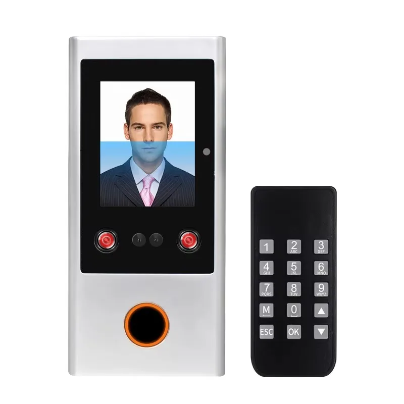 Biometrische gezichtsherkenning tijdregistratie terminal WiFi gezichtsherkenning tijdregistratieklok personeelsvingerafdrukregistratie machinebesturing
