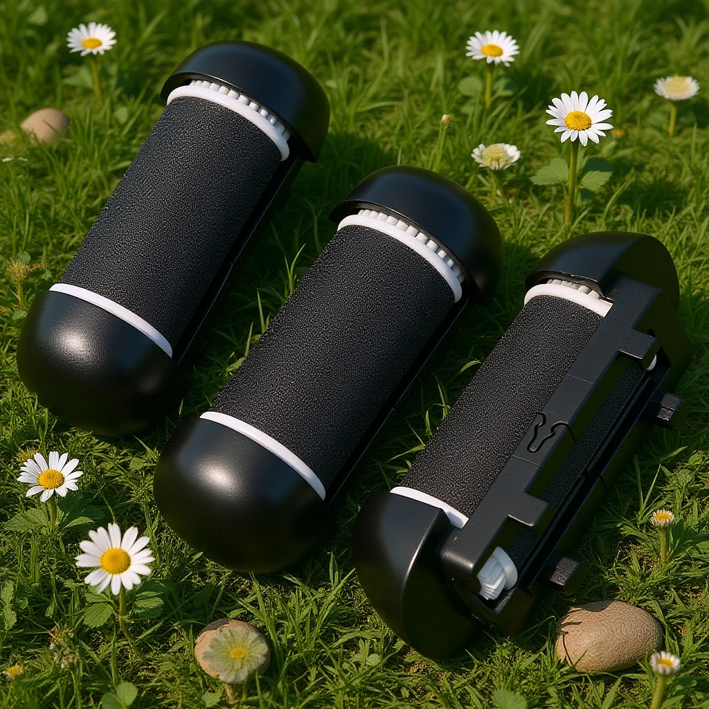 

3pcs Replacement Roller Heads For Electric Foot File Coarse Grinding Pedicure Tool Refill Extra Black Foot Care Accessory Nail