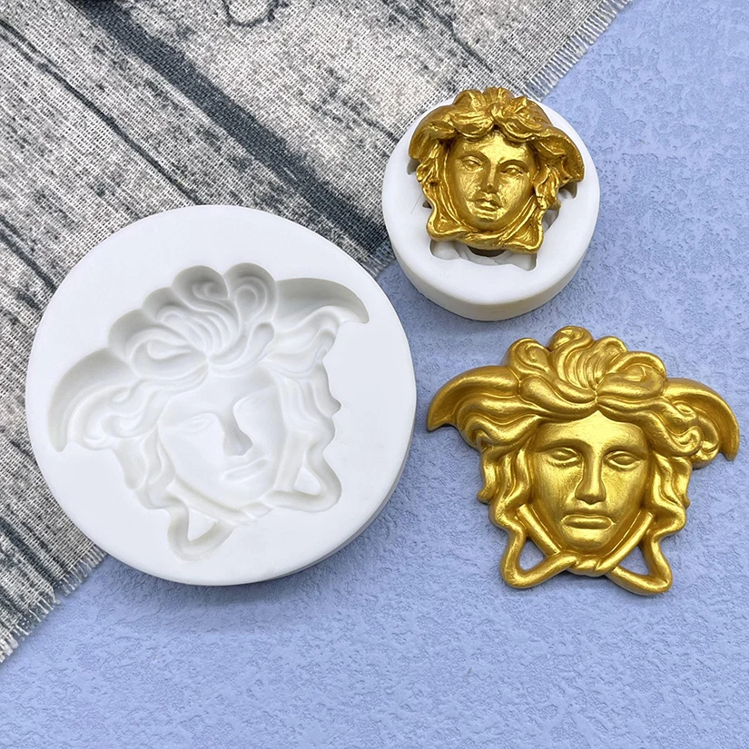 Head Portrait Silicone Mold Sugarcraft Chocolate Cupcake Baking Mold Fondant Cake Decorating Tools