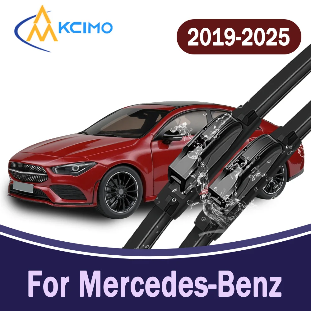

All-Weather Front Windscreen Wiper Blades For Mercedes-Benz CLA C118 X118 2019-2025 Car Windshield Replacement Parts 2Pc