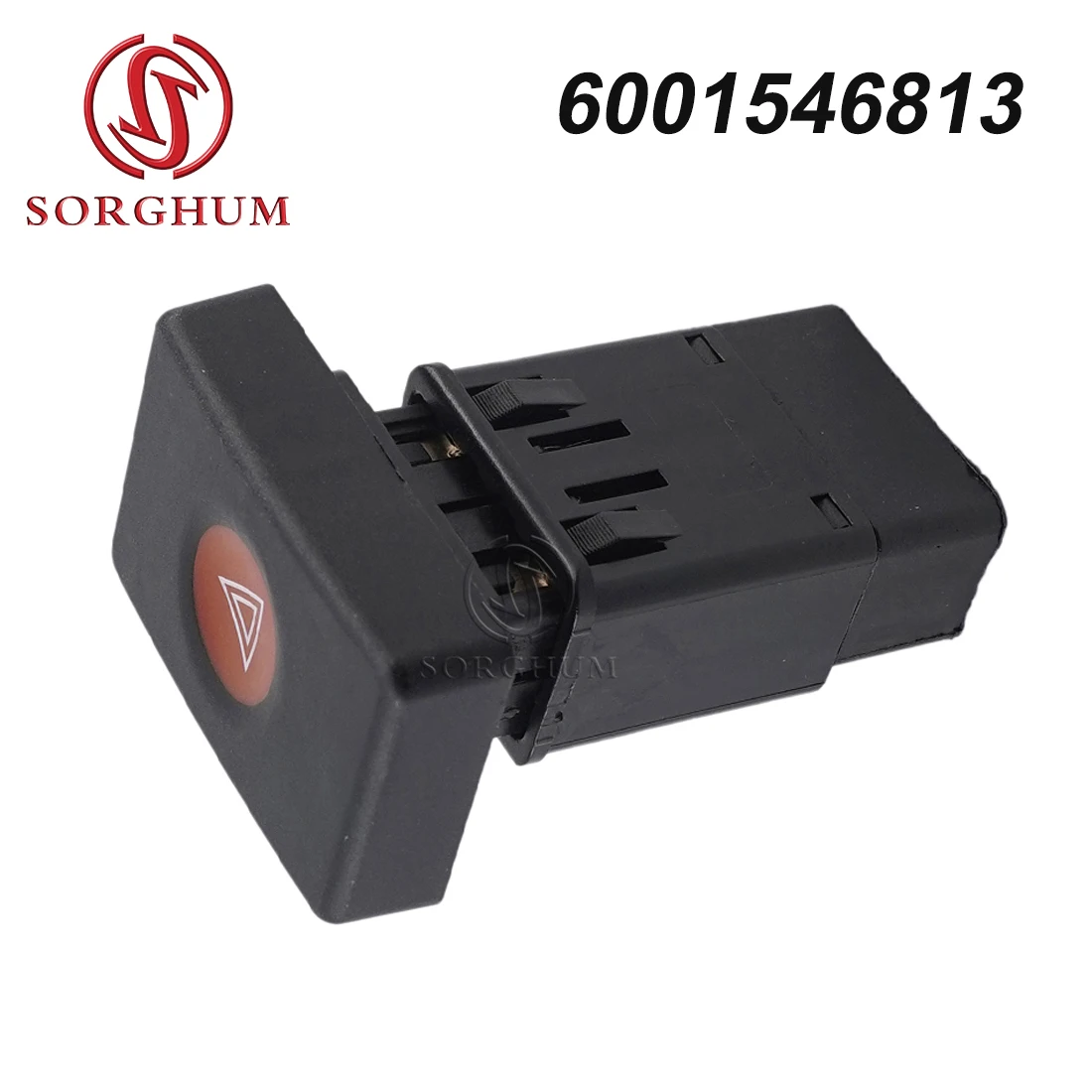 

SORGHUM 6001546813 252909503R Emergency Hazard Warning Light Flash Switch Button Hazard Light Switch for Dacia Renault Logan 08-