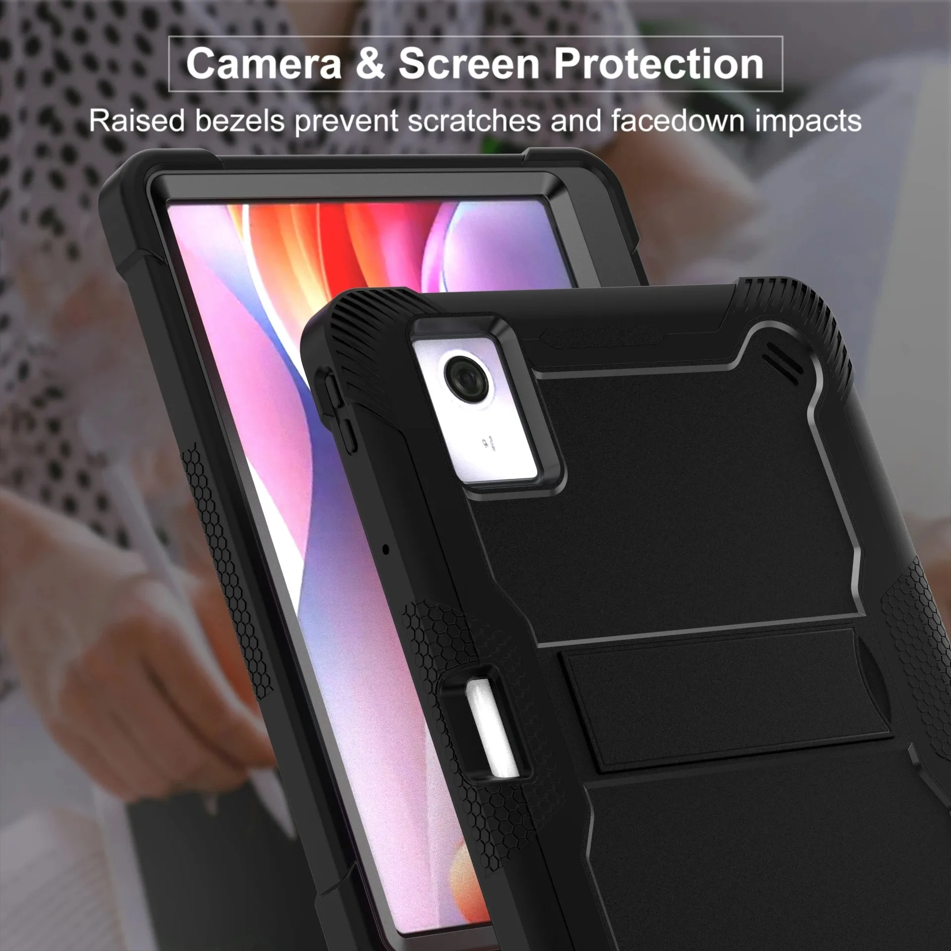 Funda para Tablet Lenovo Tab Idea de 11 Pulgadas 2025 TB335FC TB336FU con Soporte para Lápiz, Antigolpes, Resistente y Protectora