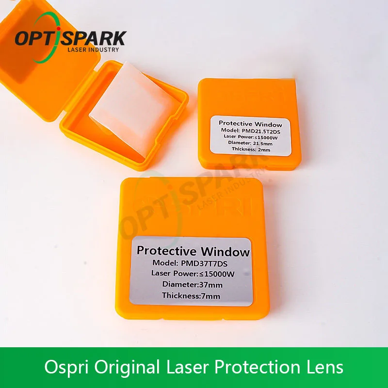 OPTISPARK Ospri Original Laser Protective Lens Fiber Laser Cutting Head Cutter Machine OSPRI Welding Gun Protect Windows Lenses