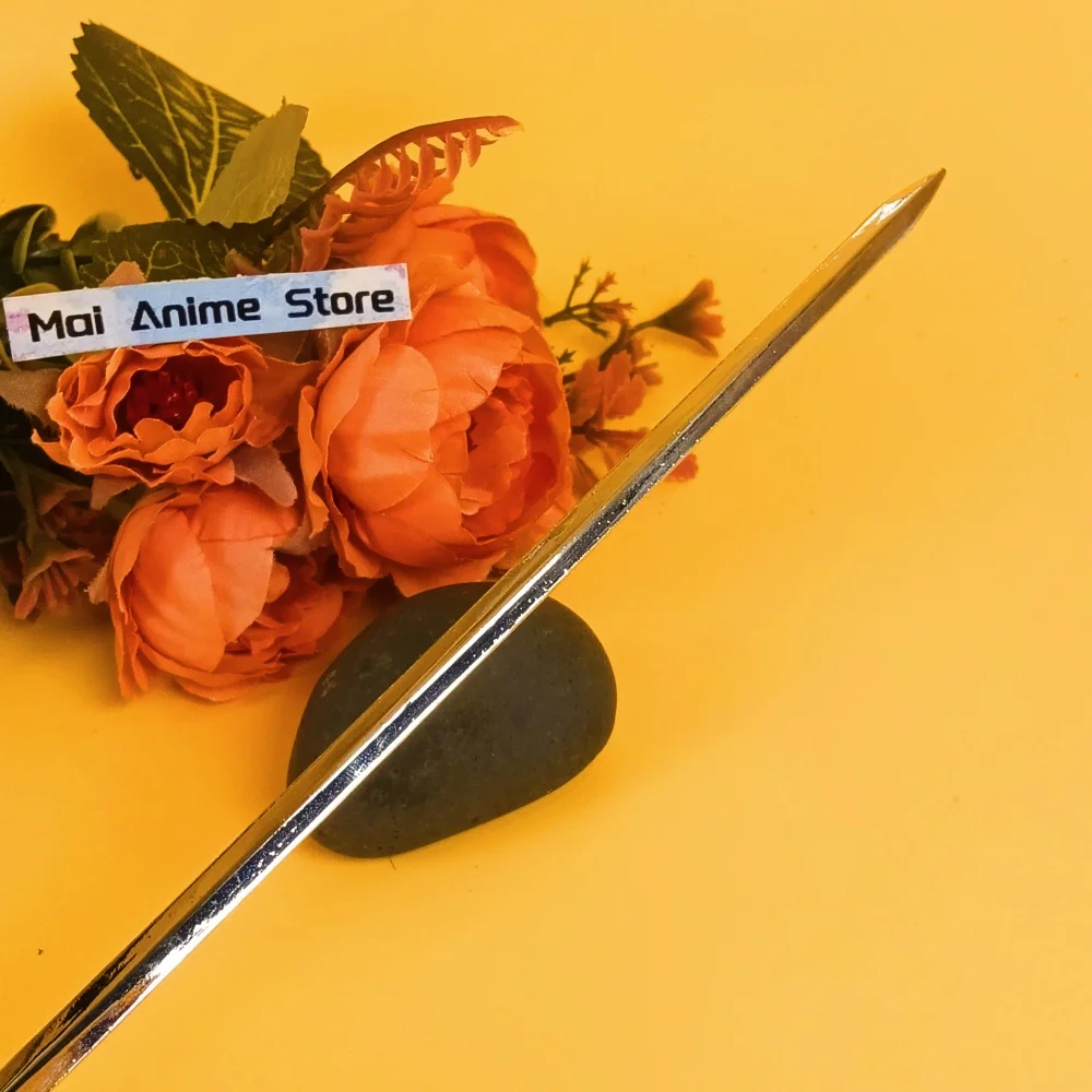 10인치 스틸 로로노아 조로 카타나 철 닌자 나이프 금속 애니메이션 조로 검 실제 크기 카타나 오리지널 사무라이 검 무딘 장난감 선물