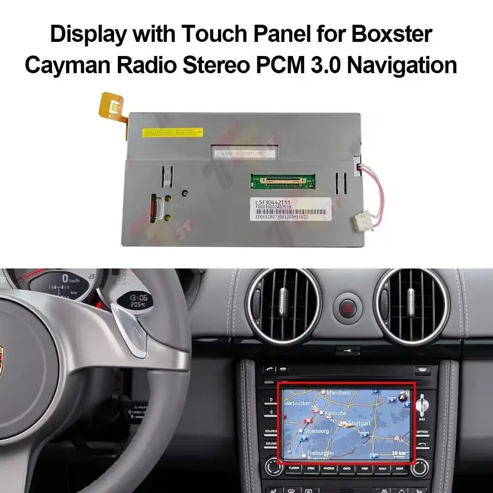 Armaturenbrett-LCD-Display für Porsche Cayenne 911 997 Boxster Cayman 987 Radio Stereo PCM 3.0 Navi – Detail 3