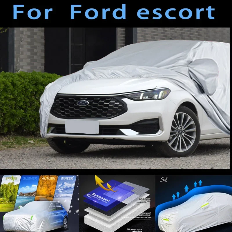 

For Ford escort Car protective cover,sun protection,rain protection, UV protection,dust prevention auto paint protective