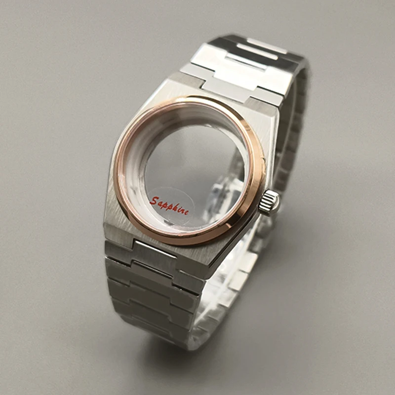 PRX سوبر لاعب ساعة حافظة الياقوت الزجاج ل NH35 NH36 NH38 7S26 4R حركة شفافة الغطاء الخلفي ساعة تجديد أجزاء