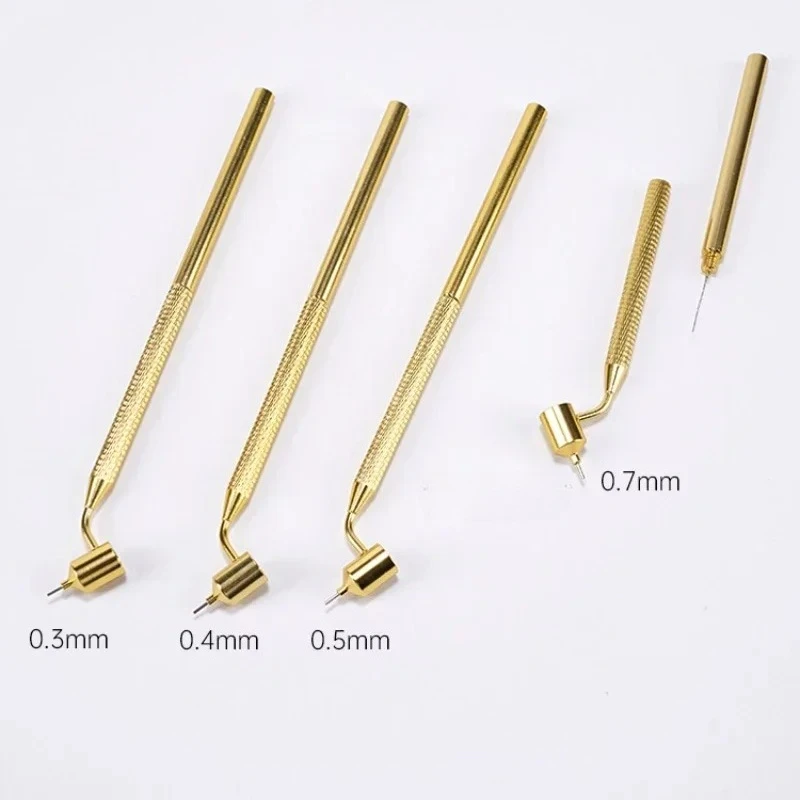 Pottery Pigment Drawing Golden Pen 0.3/0.5/0.7mm Liquid Writer DIY Ceramic Painting Coloring Smooth Writing Pottery Tools