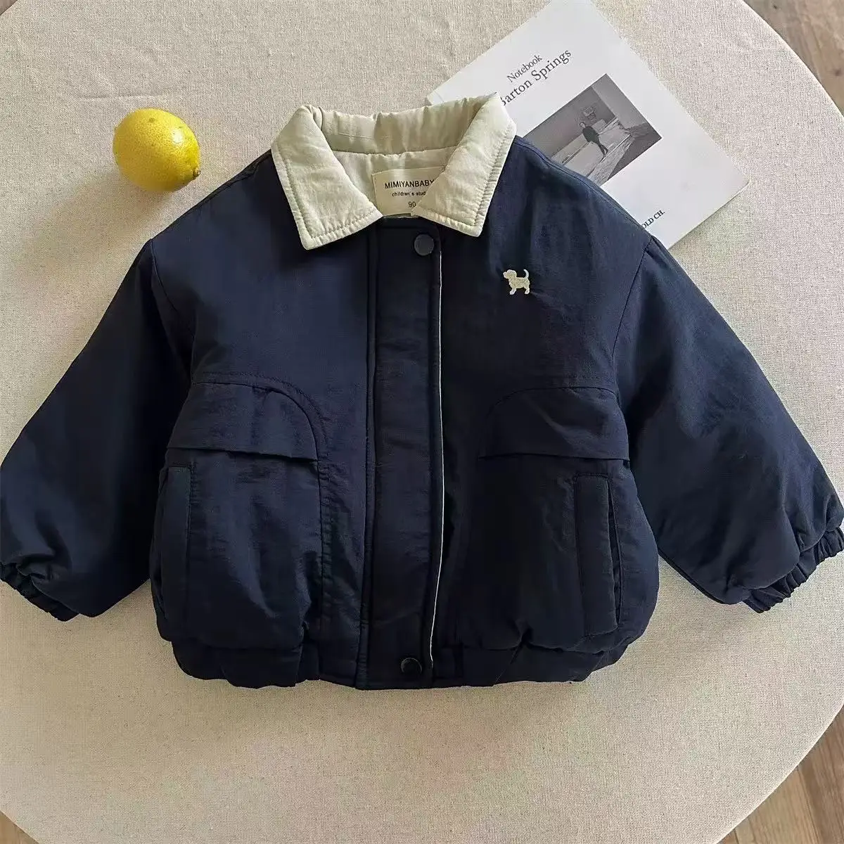 2026 New Boys Thicken Thin Jacket Winter Warm Coat Children Cartoon Cotton Clothes Autumn Girls' Baseball Jacket Kids Outwears