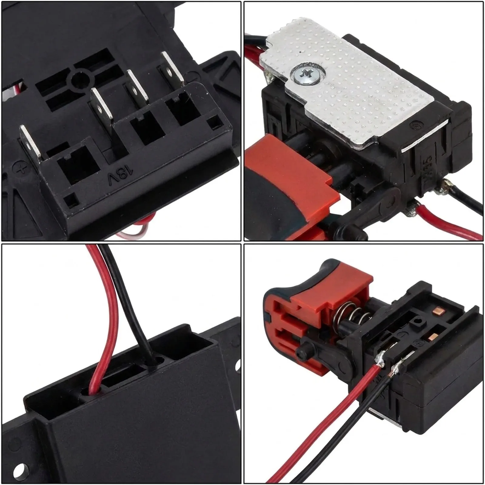 Cordless Drill Trigger Switch 343410610 For BS18V For Powermaxx 18V Replacement Part Control Button Accessories