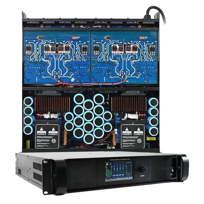 22000q 230v Subwoofer Speaker 4 Channel Professional 10000 Watt High Power Dj Music System Dsp Amplifier