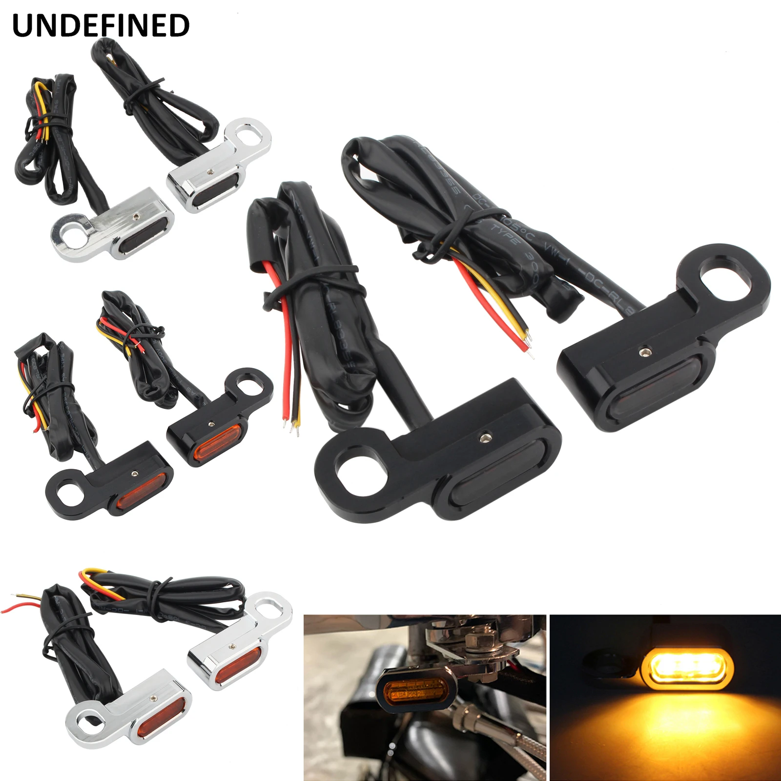 

Motorcycle LED Turn Signal Indicators Amber Running Light For BMW R18 R 18 Classic Universal Handlebar Control Mini Lights