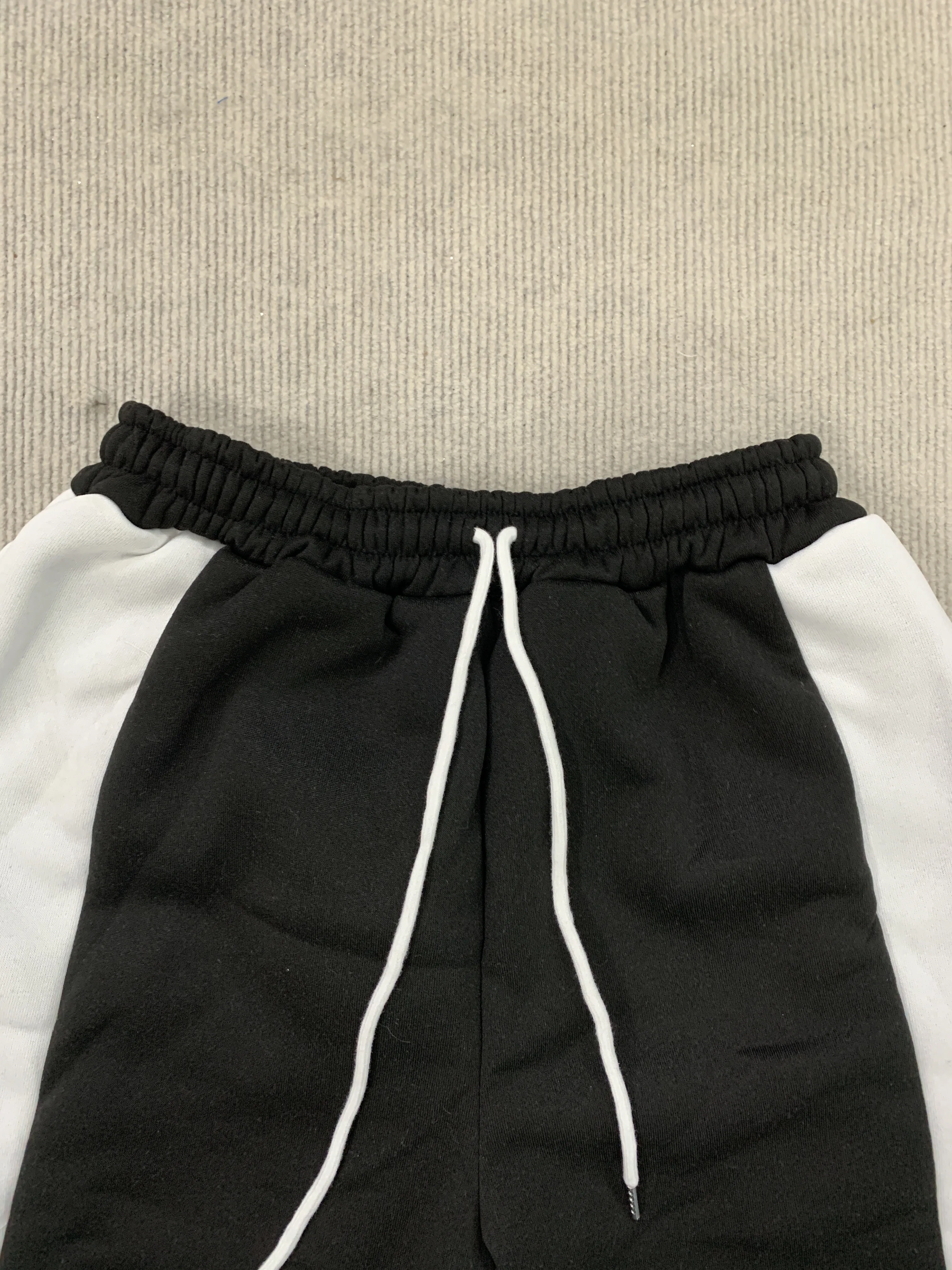 نابضة بالحياة كتلة اللون ستار التصحيح فضفاضة تناسب واسعة الساق السراويل وصول جديدة عارضة الشارع الشهير السراويل