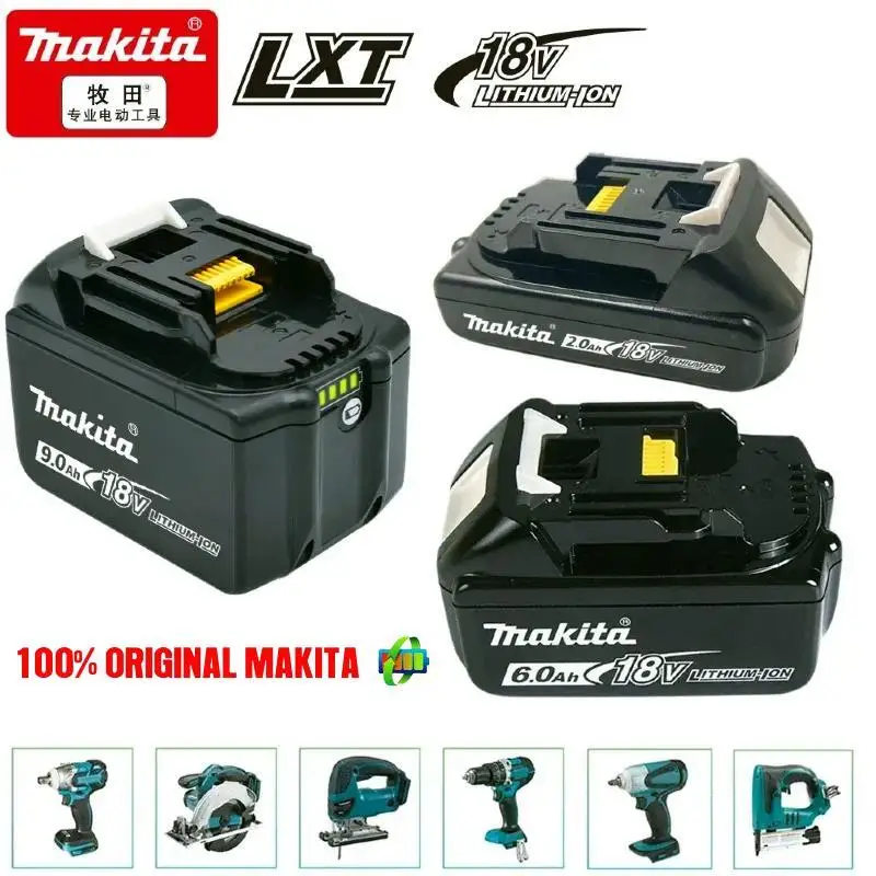 

Makita replaces the electric tool battery with a 9.0Ah battery, 18V BL1830 BL1815 BL1860 BL1840 rechargeable battery