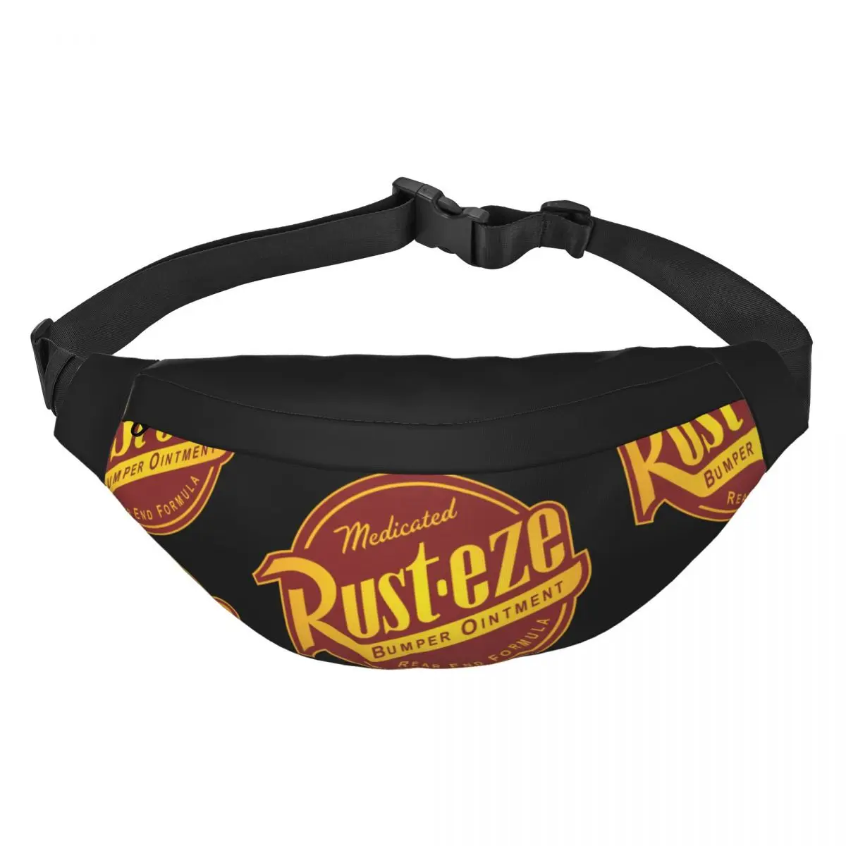 Rust-eze Logo Unisex Waist Bag Multifunction Sling Crossbody Bags Chest Bags Short Trip Waist Pack