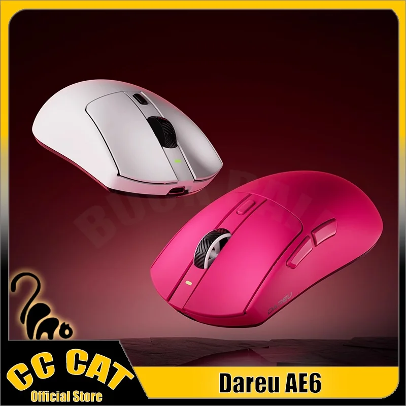 

Dareu AE6 Mouse 3mode Bluetooth Wireless Mouse PAW3950 Doul 8K Gaming Mouse Aim Speed Low Latency Lightweight Custom For CSGO