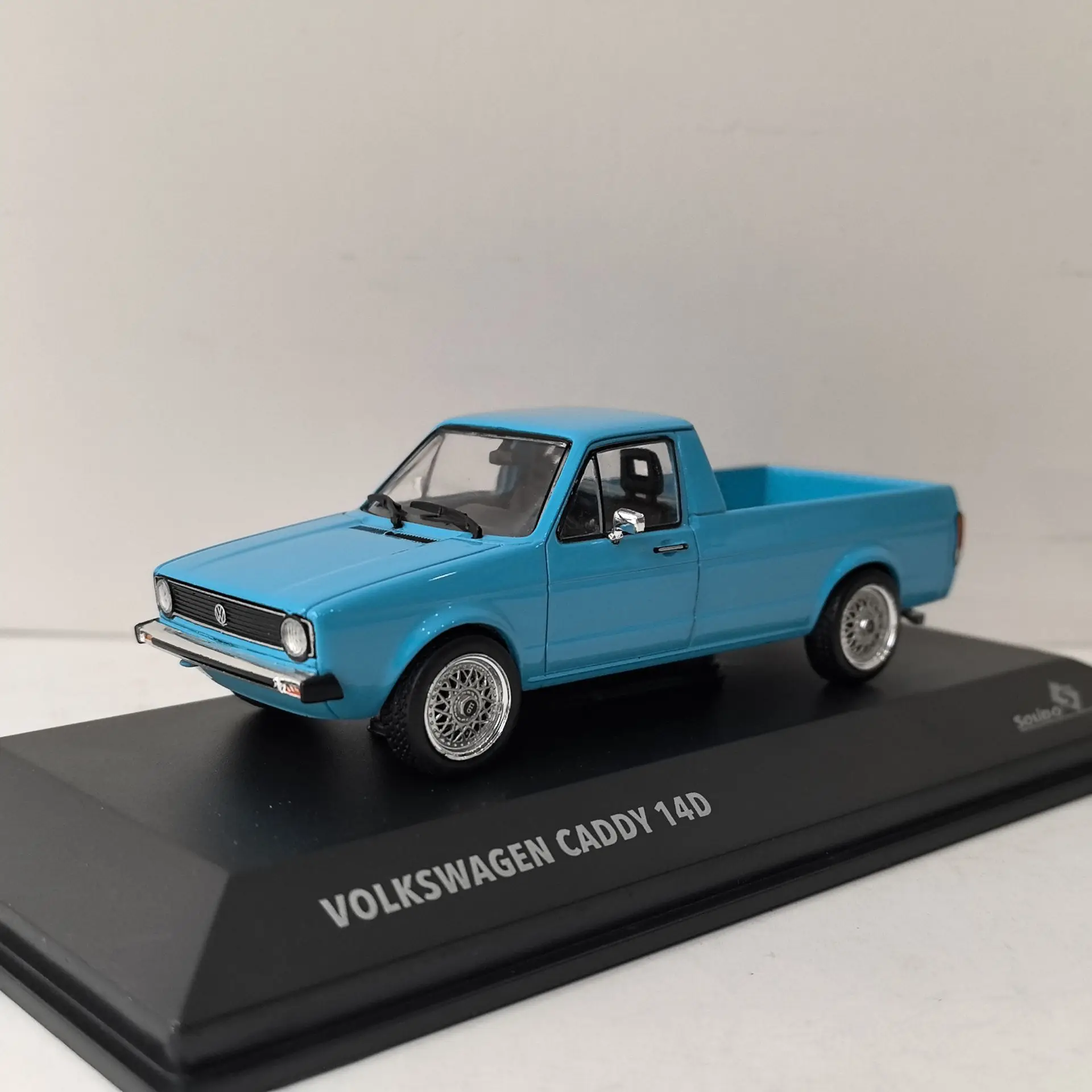 

Diecast SOLIDO 1/43 Scale VW CADDY 14D Pickup Alloy Car Model Collectible Toy Gift Souvenir Display Ornament