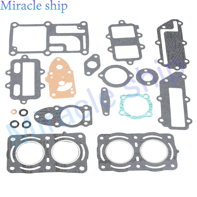 Power Head Gasket Kit 11400-98890 11400-98839 For Suzuki Outboard Motor 2T 5HP 2 Cylinder Model boat engine replaces