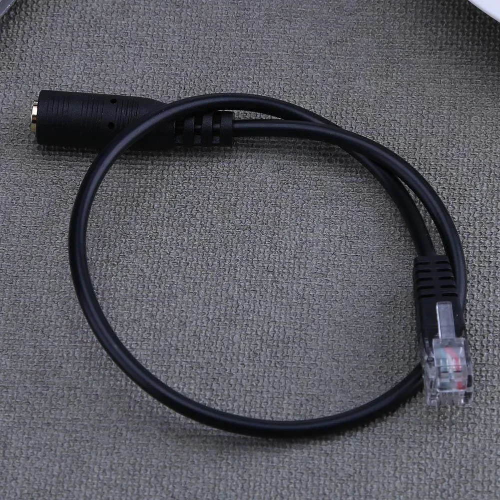 30cm 3.5mm spina auricolare a RJ9 cavo adattatore per Smartphone cavo per Computer auricolare per telefono cavo convertitore per cuffie