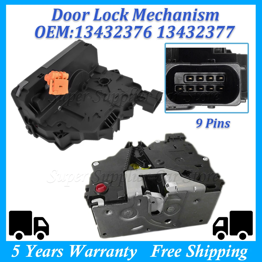 Door Lock Mechanism For Vauxhall Meriva B 10-17 Rear Left 13432376 Or Rear Right 13432377 Locking Motor replacement Accessories