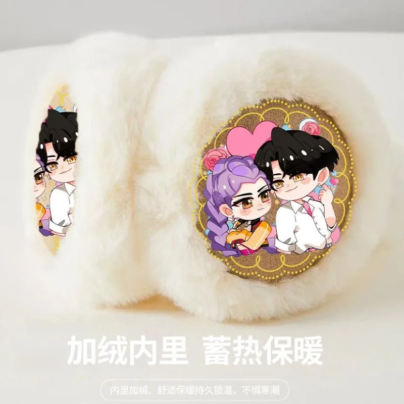 KPop Demon Hunters Cartoon Anime Rumi Mira Zoey Nauszniki dla Dziewczynek Zimowe Modne Słodkie Ciepłe Ochraniacze na Uszy Odporne na Zimno