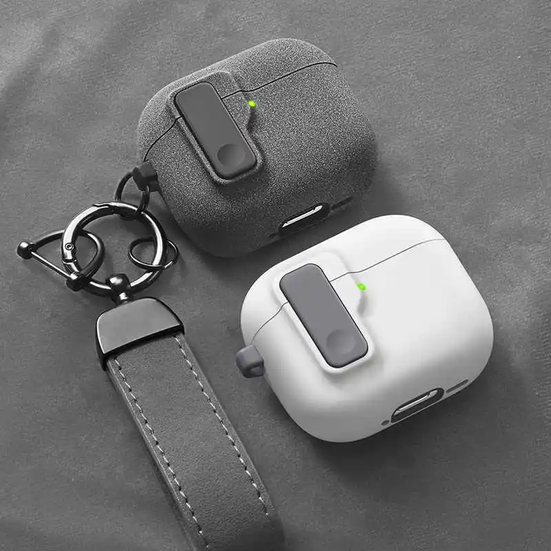 2024 New Hard Protector for AirPods 4 with Magnetic Lid Lock Hybrid Case Luxury Protection Cover for Apple AirPods 4(USB C)