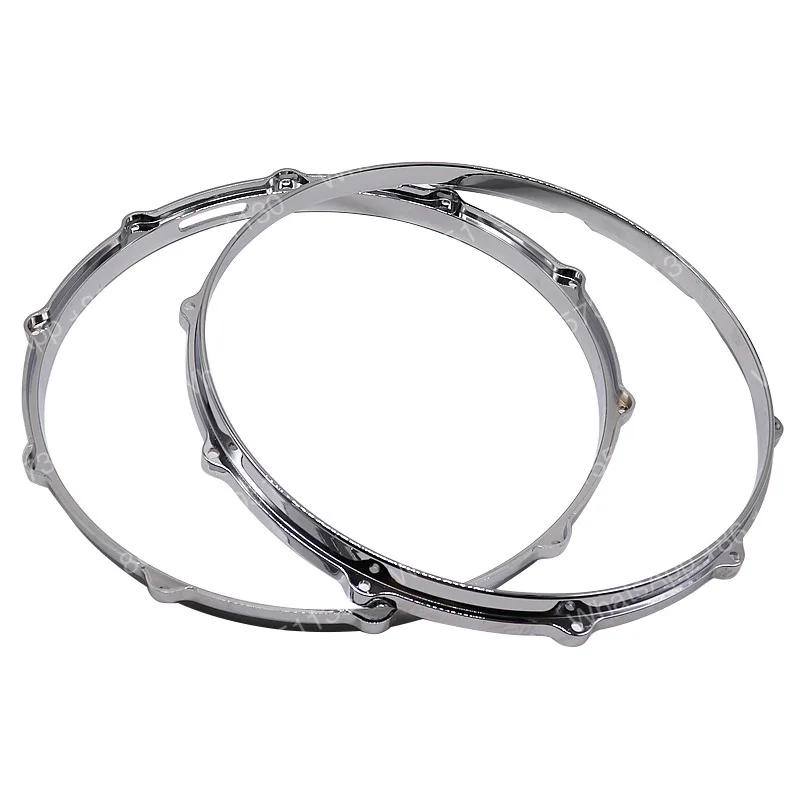 4 Inch 10 Hole Silver Die Cast Ring Drum Aluminum Alloy Drum Ring Musical Instrument Drum Accessories