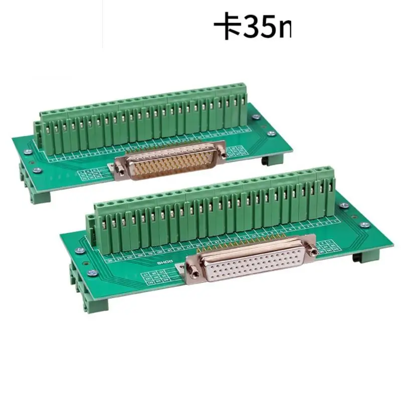 

2 rows of 50 pinhole DB50 relay terminal units from welding adapter plate male female head servo module frame joint terminal