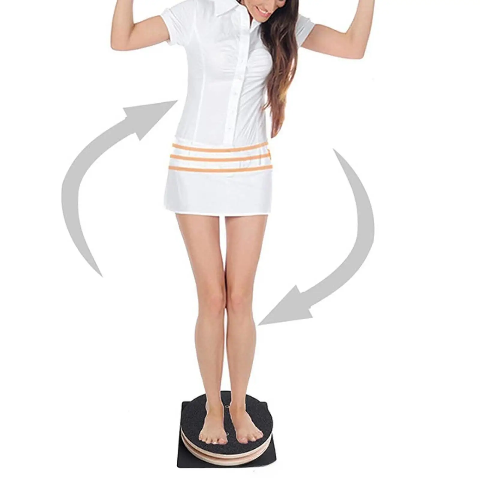 

Waist Twisting Disk Ab Twisting Board Multifunctional Fitness Waist Twist Board Waist Twister Balance Board for Slimming Home