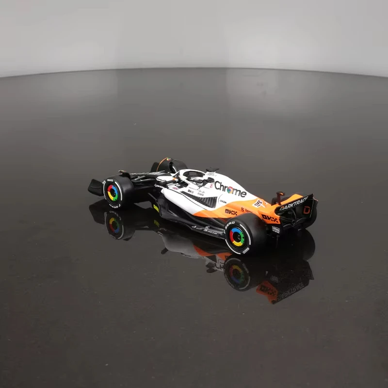 Bburago 1:43 MCL60 Monaco Grand Prix Mclaren 4# Lando Norris MCL60 Singapore 81# Oscar Piastri Alloy Miniature Diecast Model Toy