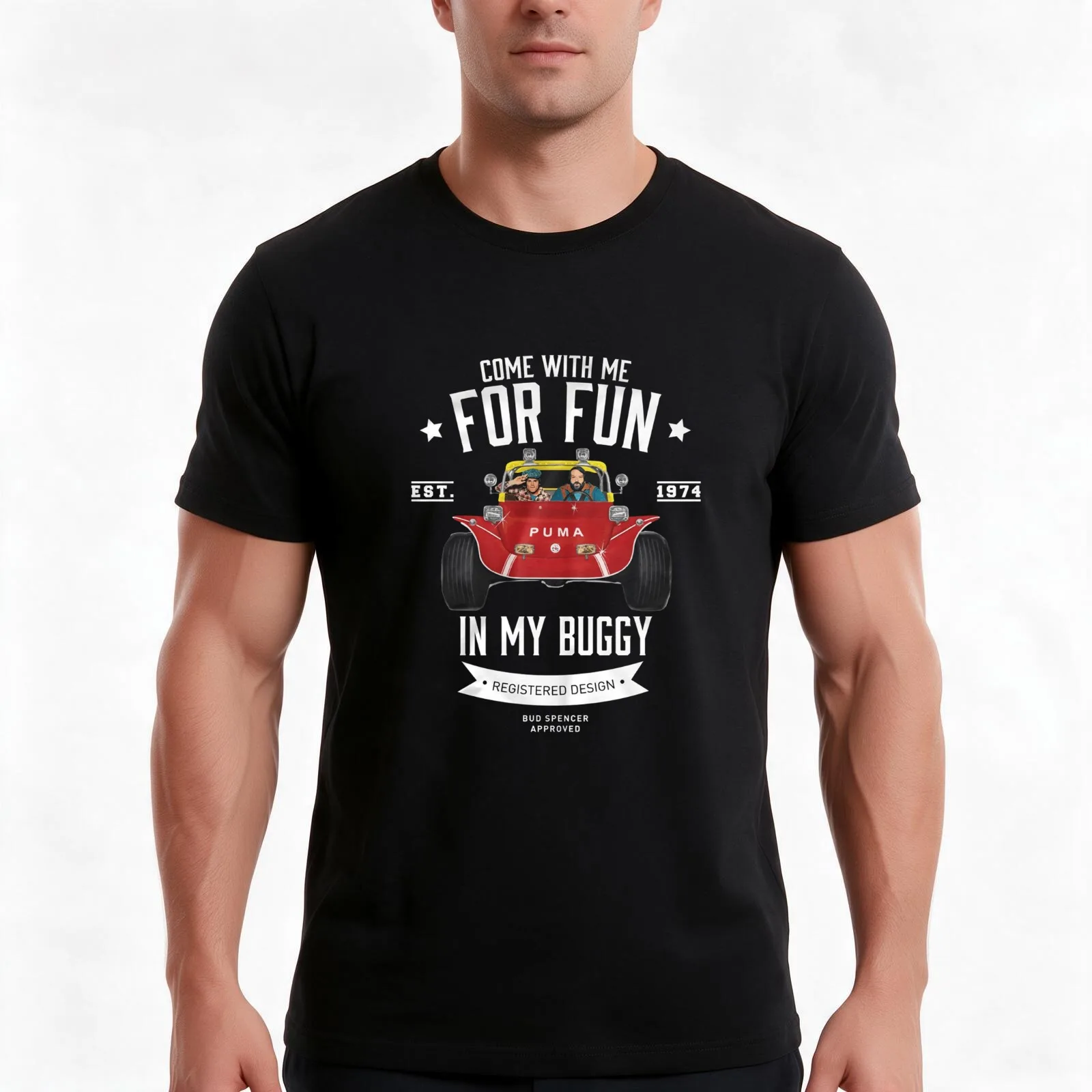 sword anime tattoo drawing <<bud spencer,bud spencer,bud spencer,bud spencer>> T-Shirt, 100% Cotton